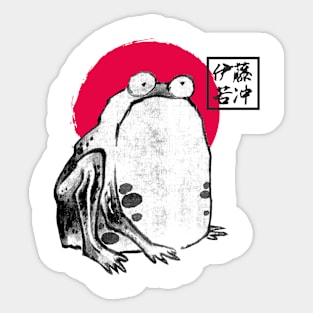 Japanese Frog Sticker